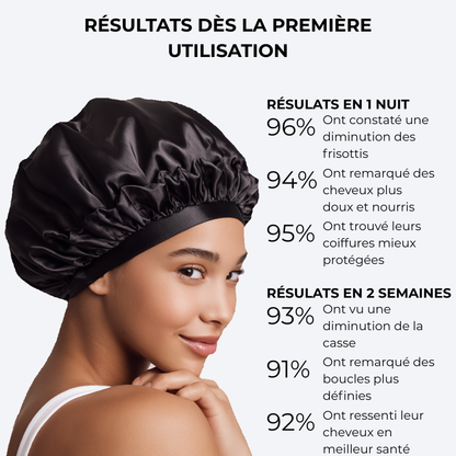 Bonnet de Nuit en Satin-Satinéa